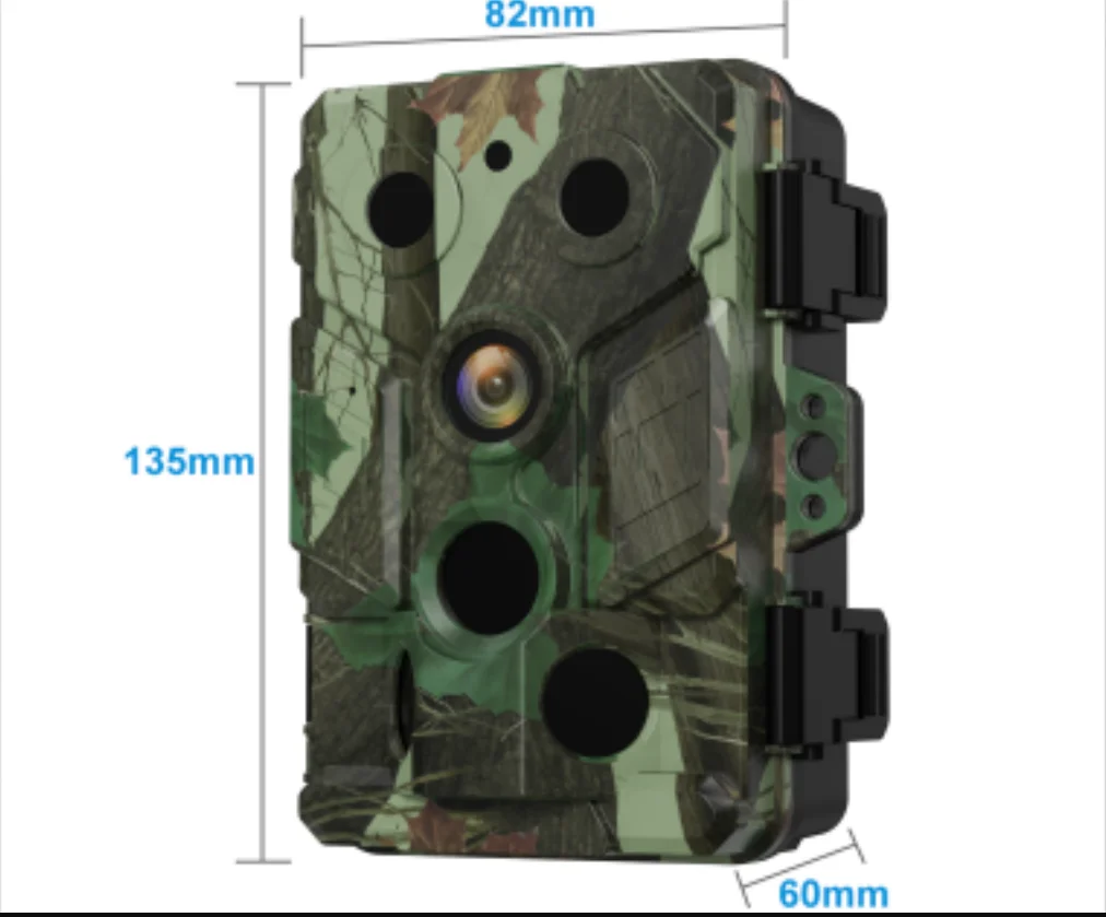32MP WIFI HD Smart Hunting Camera with Night Vision for Farm Wildlife Monitoring