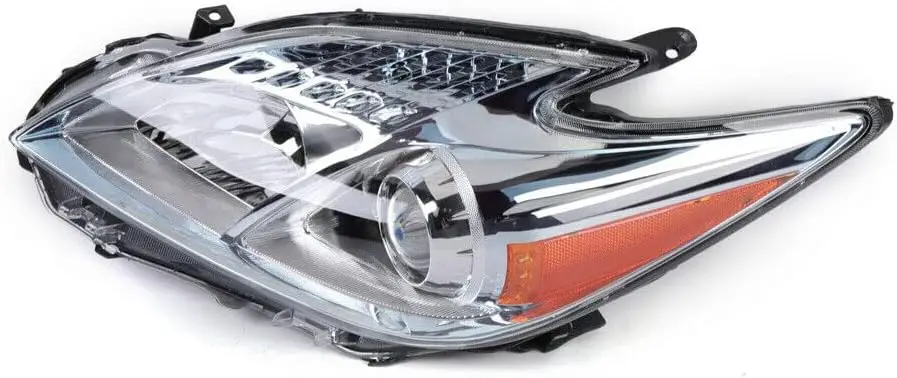 

Для 2012-2013 2014 2015Toyota Prius фара в сборе, левая сторона водителя, замена фар, хромированный корпус, галогенная фара O