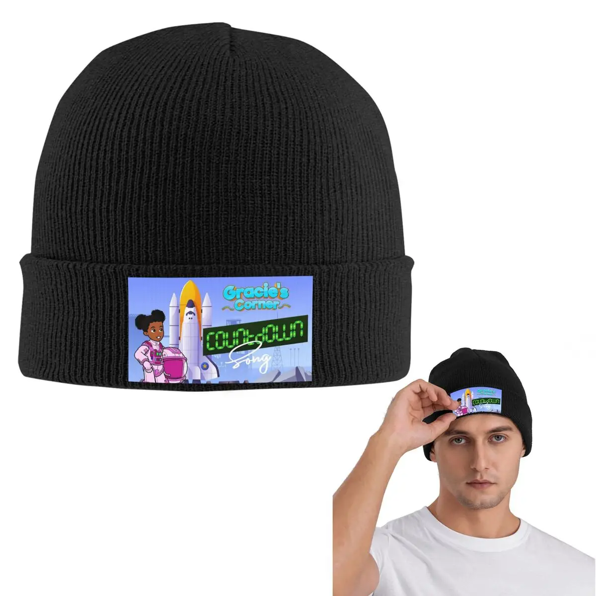 Funny Gracies Corner Pupil Warm Knitted Cap Winter Knit Bonnet Hat Skullies Beanies Hip Hop Caps for Unisex