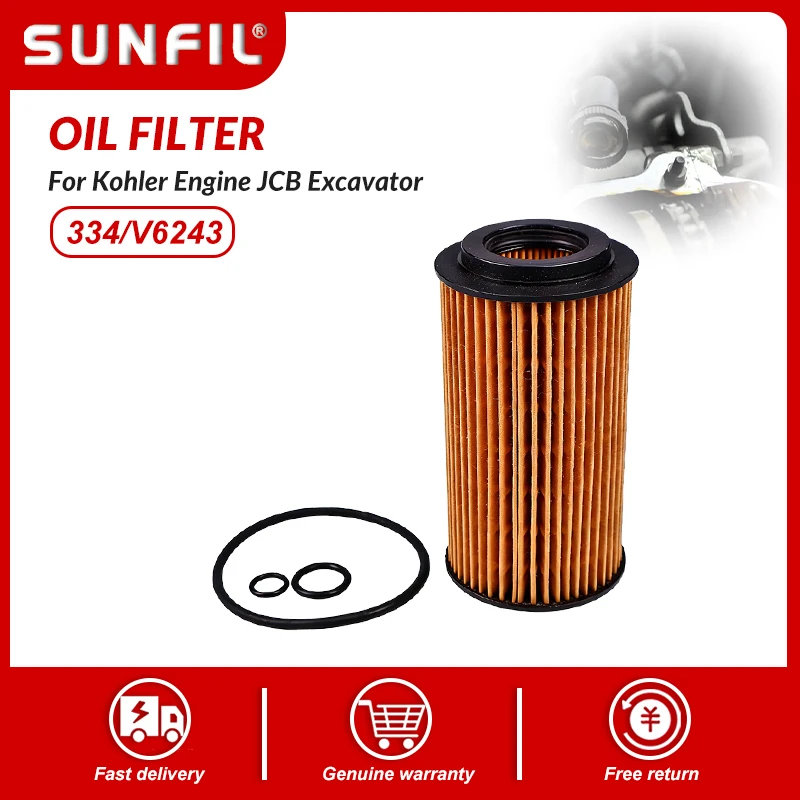 

334/V6243 OIL FILTER for Kohler Engine KDI2504M KDI1903TCR JCB Excavator 100C-1 67C-1 150 55Z1