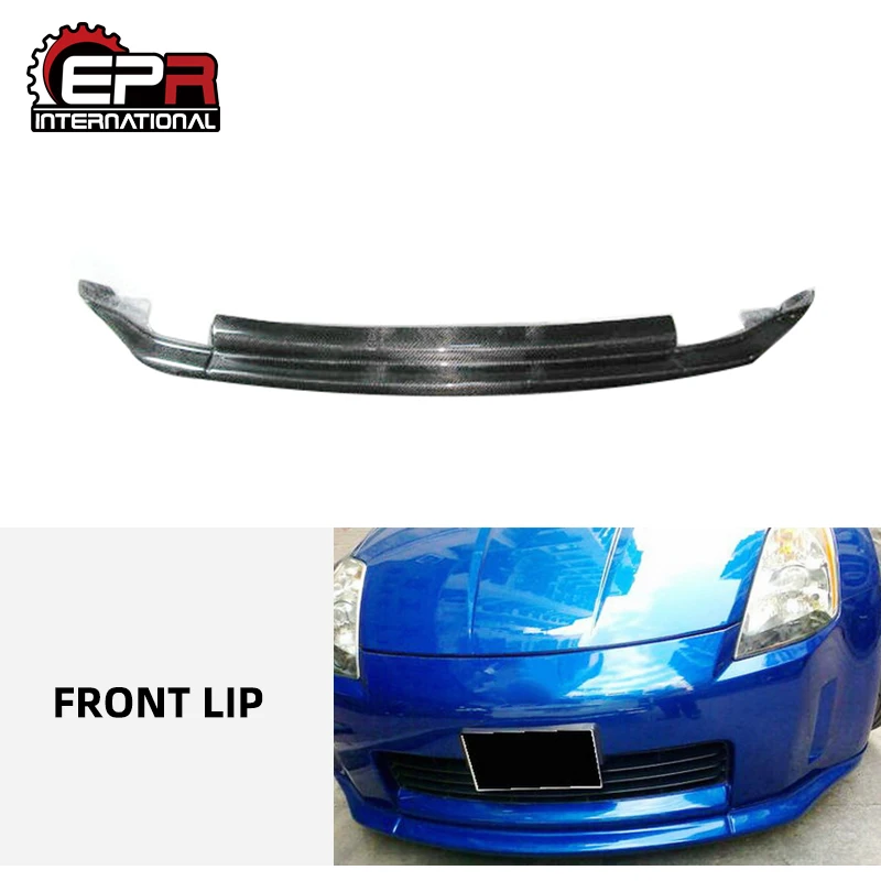 

For Nissan 350Z (2003-2005) Early model Carbon Fiber Front Lip Body Kit Car Styling Car Tuning Part For 350Z VS Front Lip