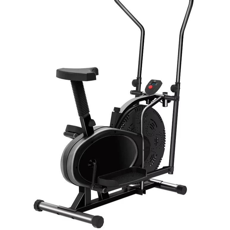 

Elliptical Air-Resistance Exercise Capacity Exercise Bike Machine Silent Magnetic Elliptical Trainer LFC1020-black