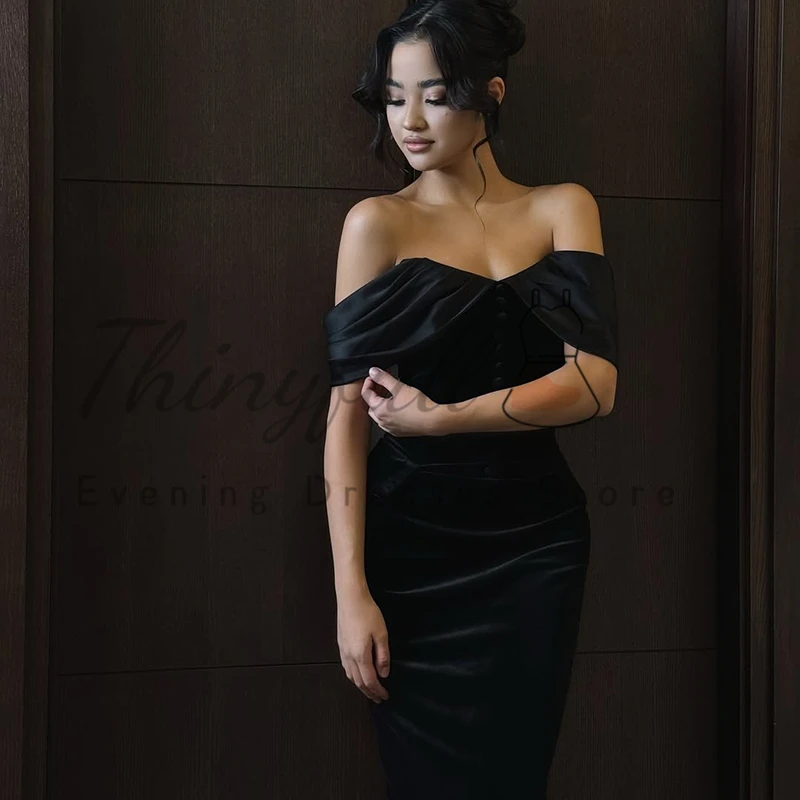 Thinyfull 2025 حورية البحر فساتين سهرة للحفلات الراقصة المملكة العربية السعودية على شكل قلب مخملي فستان الحفلات الليلية 2025 فساتين حفلات الكوكتيل حسب الطلب