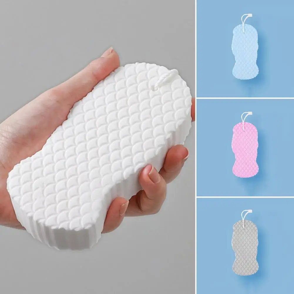 Soft Pva Material Sponge Exfoliating Bath Sponge Soft 3d Shower Brush Dead Skin Remover Body Scrubber Gentle Bath for Adult