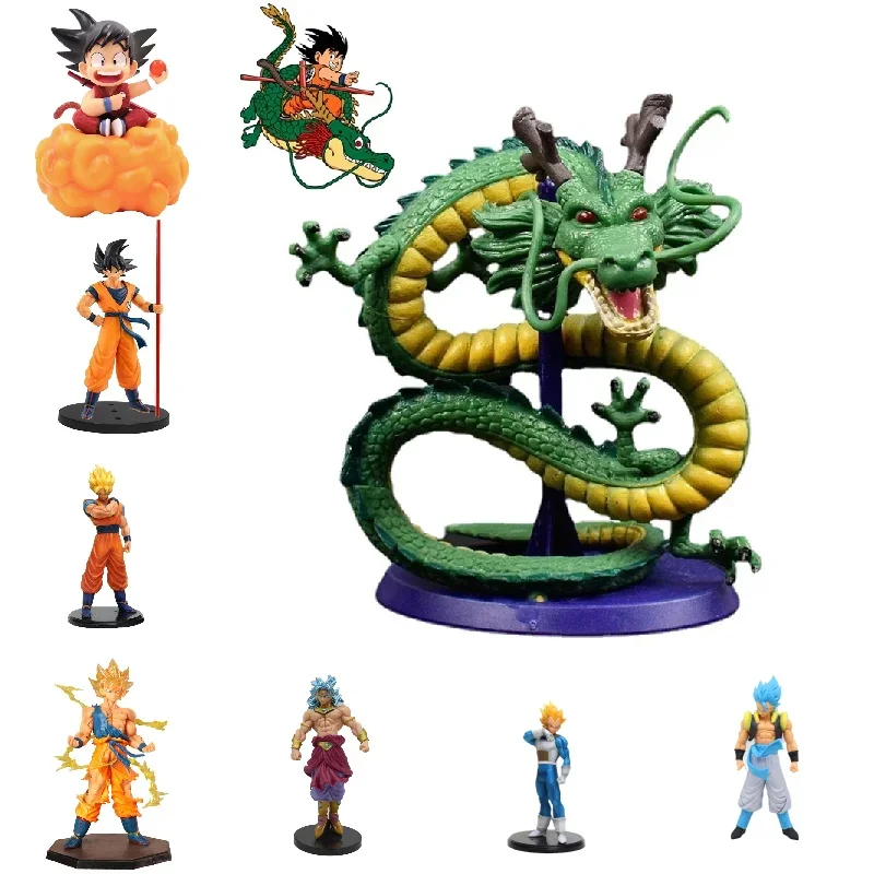 Figura de Dragon Ball Z hecha a mano, figura de Anime, Shenron, adornos de juguete, regalo de cumpleaños para niños