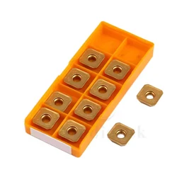 10PCS SEMT Series Milling Inserts SEMT13T3AGSN-JM Lathe Insert Tools Steel Parts And Stainless Steel Square Milling Cutter Blade