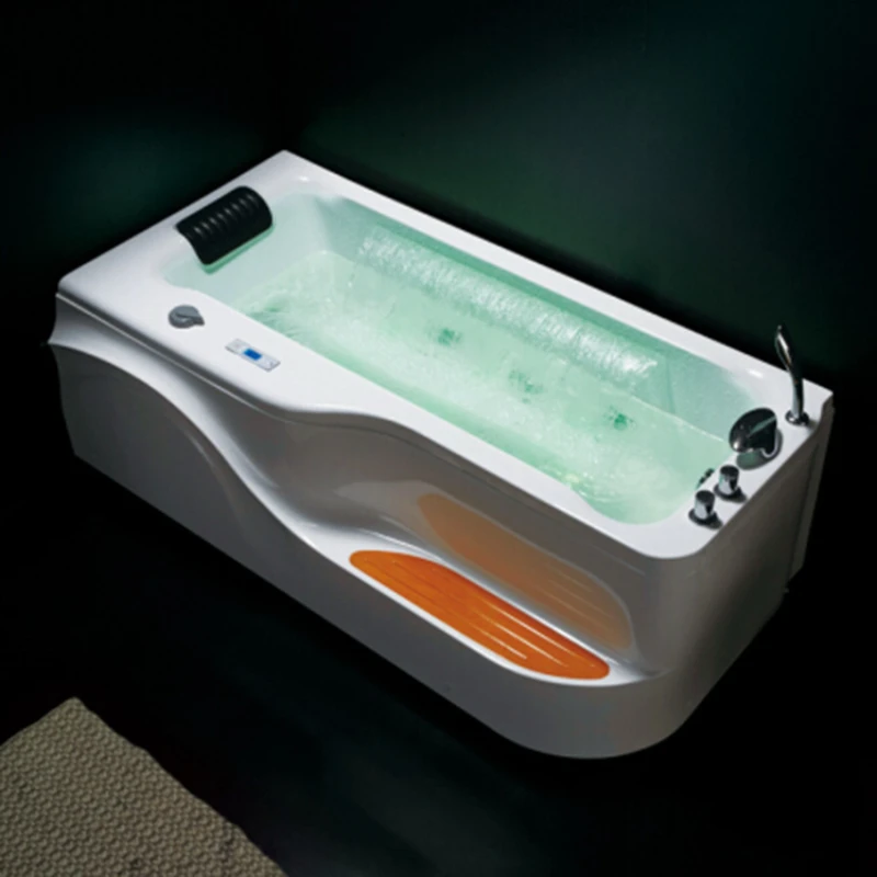 Leakage Protection Hot Tub Bath Led Color Light Jet Whirlpool Massage Waterfall Bathtub