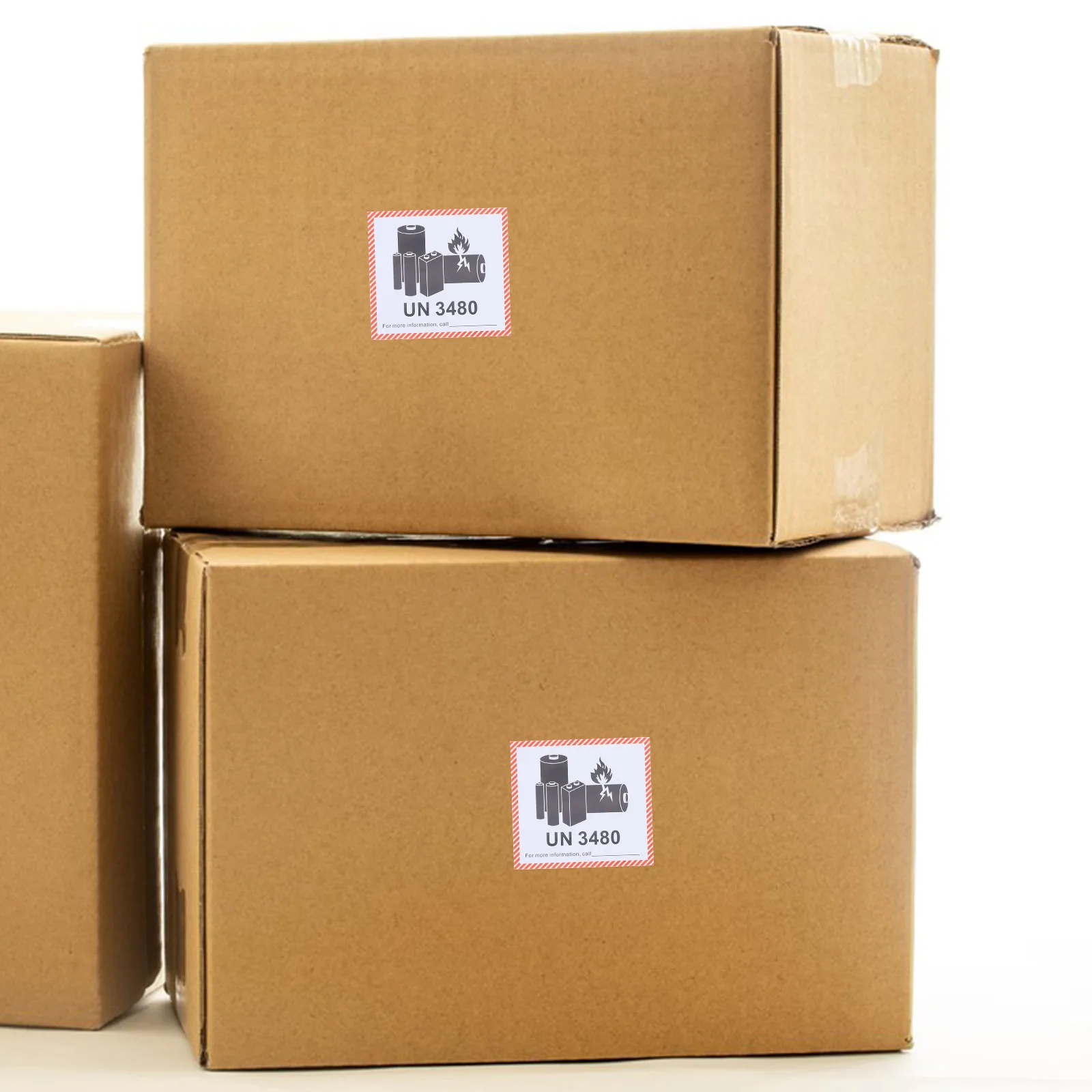 

Fire Safety Labels For Shipping Waterproof Warning Stickers Un3480 Flame Retardant Adhesive Tags