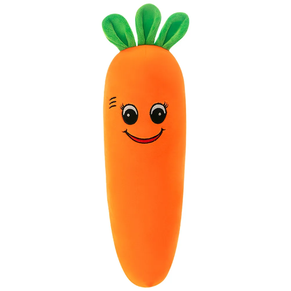 

Carrot Pillow Adorable Soft Throw Cushion for Children Sleep Leisure Backrest Sofa Bed Car Office Decoration Cozy Home Decor