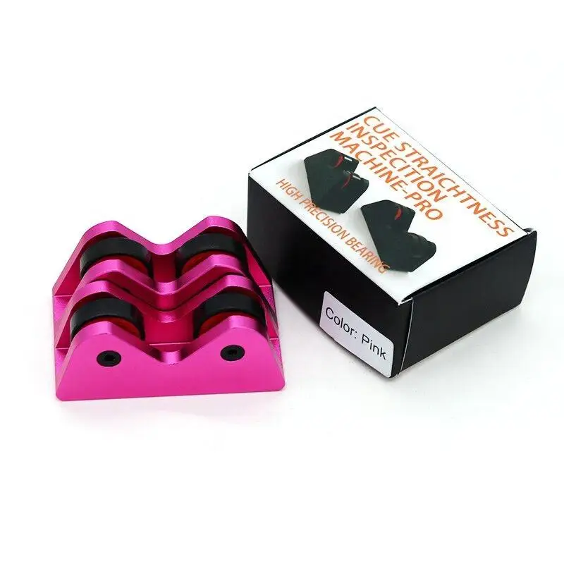 Mehrere Farben Heißer Verkauf Premium Snooker & Billard Stick Display Rack Pool Queue Stick Geradheit Überprüfung Detektor