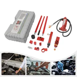 6 Ton Porta Power Hydraulic Jack Auto Body Frame Machine Kit Heavy Duty Lift Ram