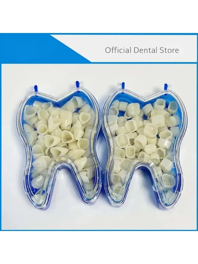 50 Teile/schachtel Dental Temporäre Krone Kit Anterior Front Molaren Hintere Zähne Veneers Zahnmedizin Zahn Bleaching Werkzeuge