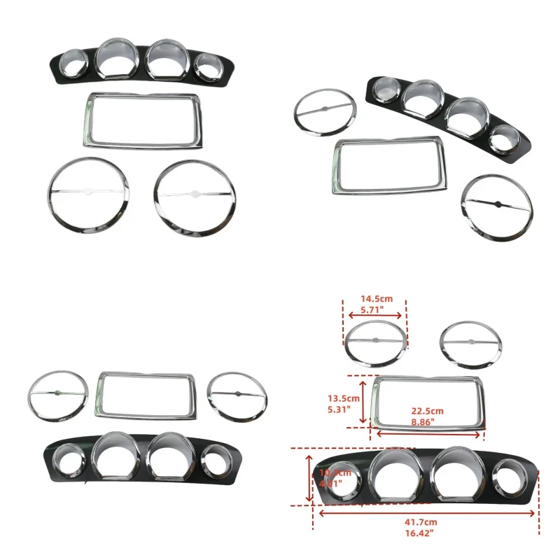 

Motorcycle Trim Inner Fairing Dash Board Trim for Harley Electra Glide Street Glide Ultra Limited Tri Glide 2014-2022