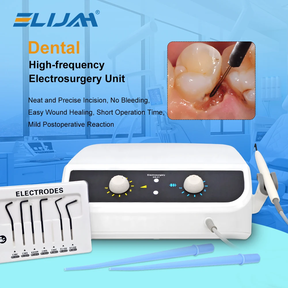 

Dental High Frequency Electrosurgery Unit 30W Oral Electrosurgical Device Implant Use Electric Scalpel Energy Bone Cutting Knife