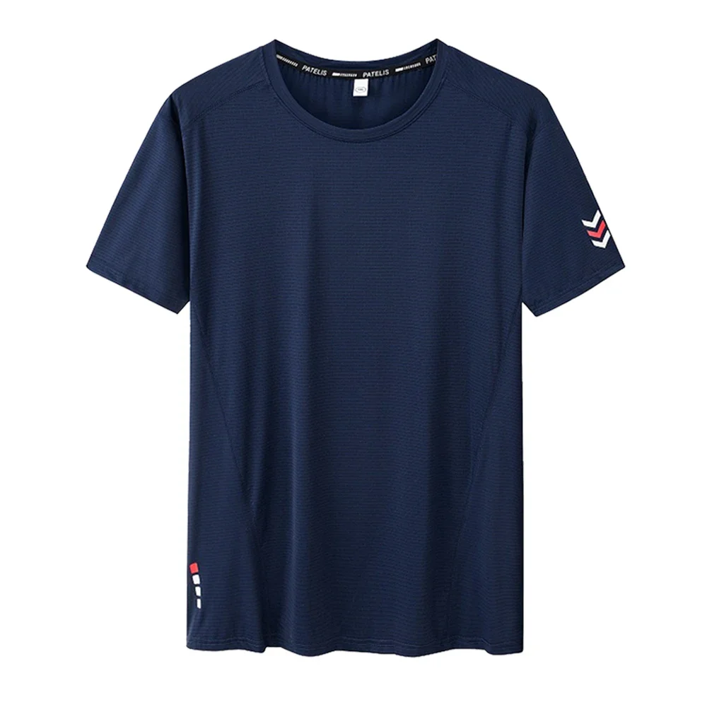 プラスサイズ メンズ スポーツ Tシャツ 夏 ビッグトップス 1XL-7XL 速乾 スリムフィット メッシュ 半袖トップス オーバーサイズ 男性服 180KG