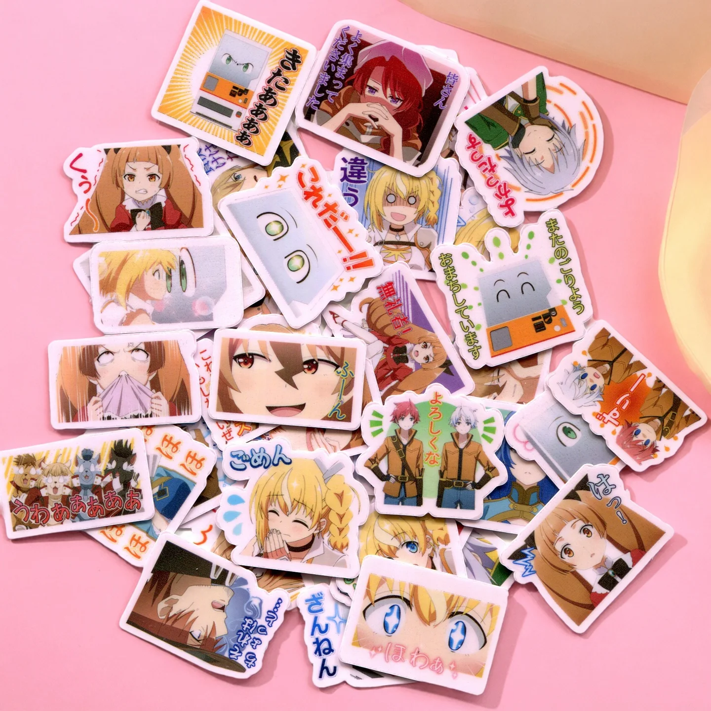 40pcs Reborn as a Vending Machine, I Now Wander the Dungeon 2-3cm waterproof nice sticker