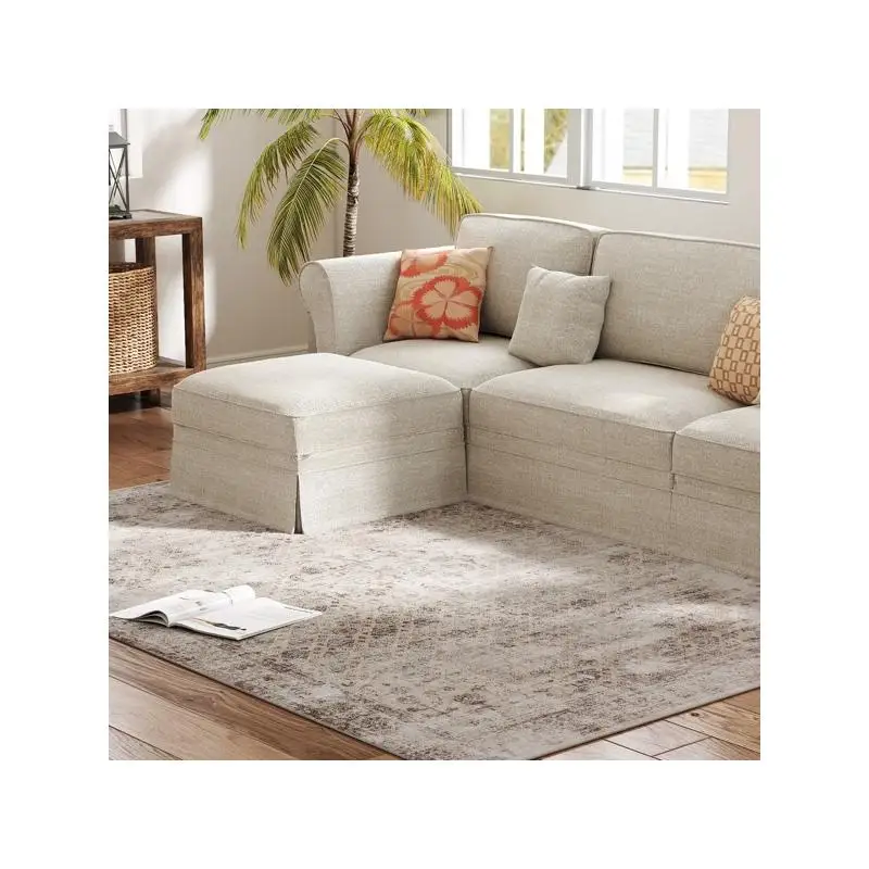 

Rug for Home Decor - Stylish Carpet for Living Room and Bedroom, Soft and Durable Design, Non-Slip Backing, Easy to Clean,