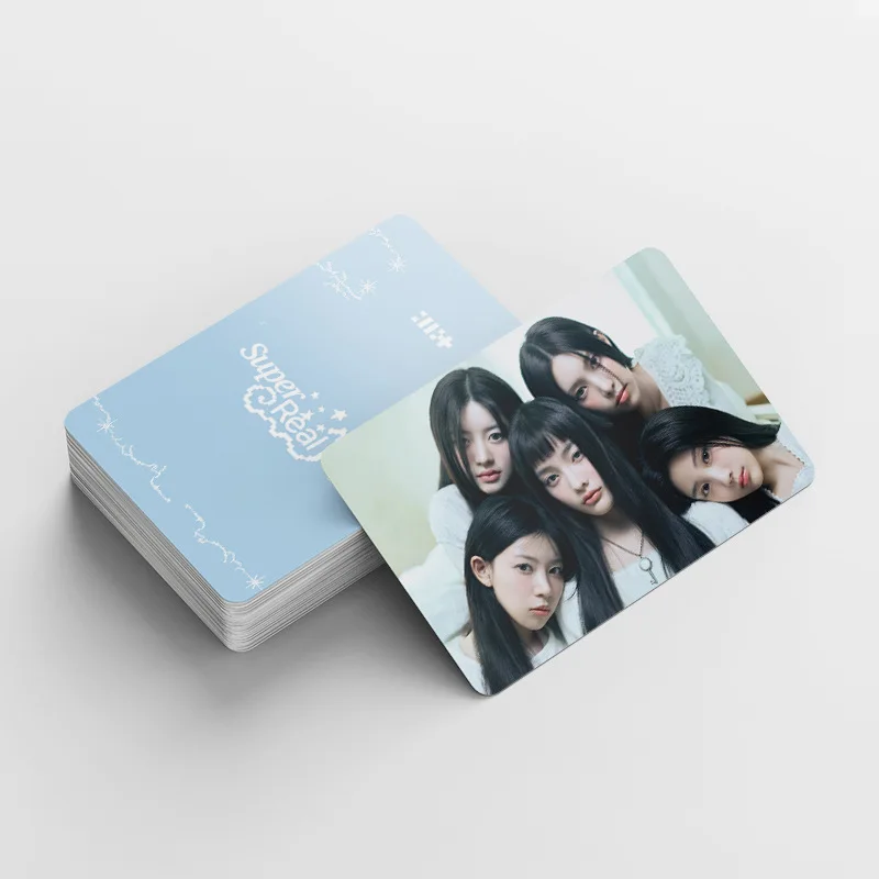 92A Girlgroup ILLIT Total Chain Neues Album BOMB Doppelseitige Promi-Fotokarten-Aufkleber Lomo-Karte – Detail 23