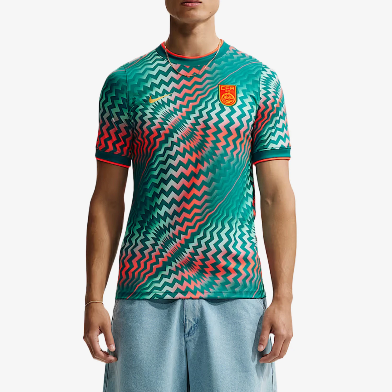Nike genuine Dri Fit men's round neck breathable football short sleeved T-shirt IH1667-441