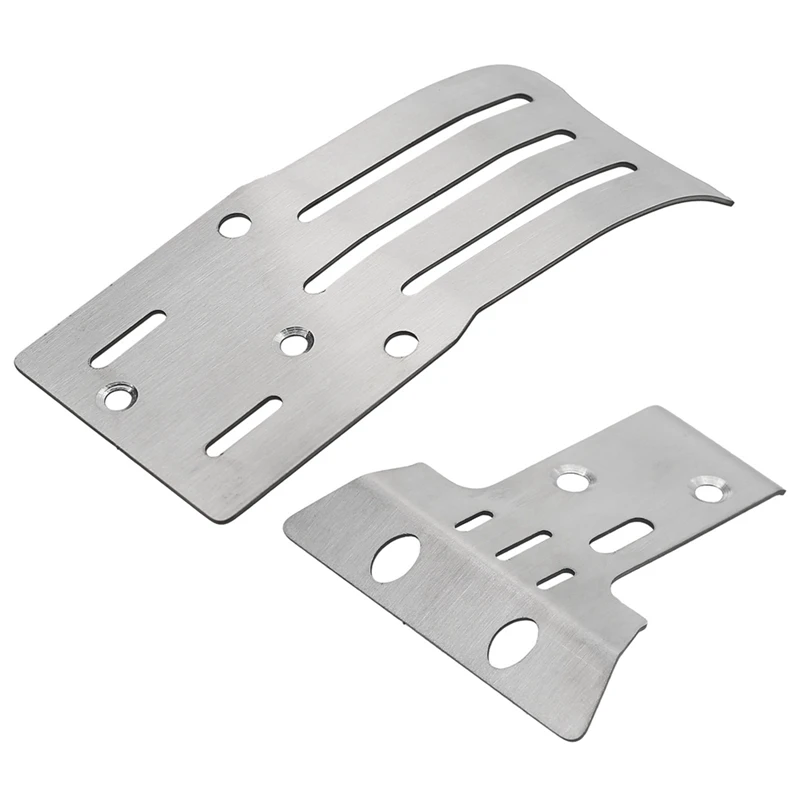 Metaal Staal Voor En Achter Chassis Armor Voor Tamiya BB01 BBX 1/10 RC Auto Upgrade Accessoires