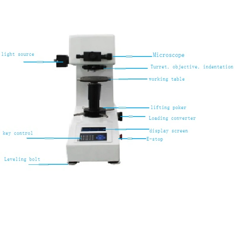 HV-10A Vickers Hardness Tester Automatic Turret Vickers Hardness Tester Metal Durometer