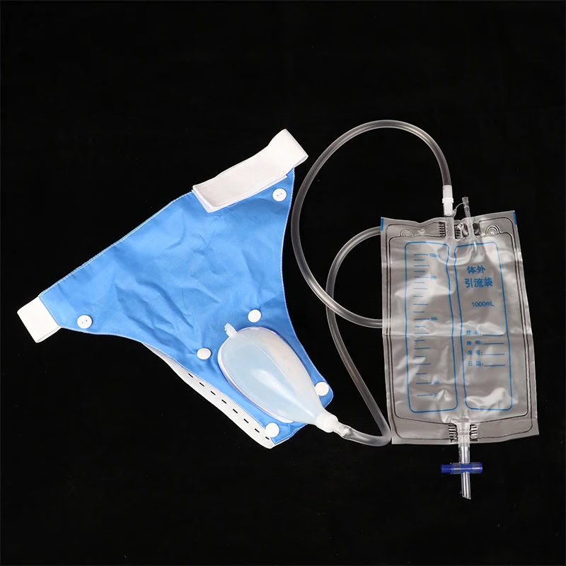 Reusable Hypo-allergenic Men Older Woman Silicone Urine Collector Bags Adults Urinal With Urine Catheter Bags Male Female Toilet