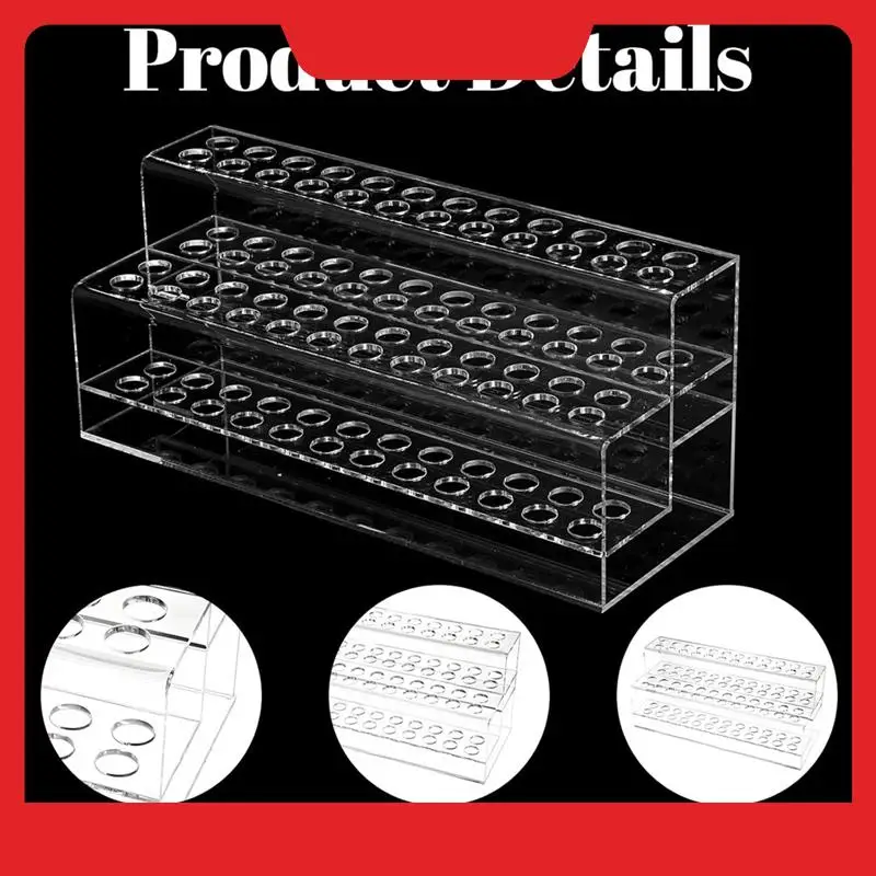 

Прозрачная ручка для бровей, 48 слотов, акриловый держатель для ручек, подставка для ручек, 2-уровневая настольная подставка для карандашей для домашнего офиса, школы