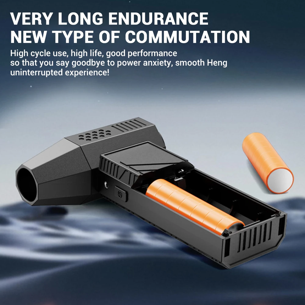 

Violent Turbo Fan 35000RPM Brushless Motor with LED Light 8000mAh With Charging Display Detachable battery Replacement Blower