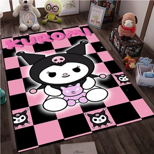 SANRIO Kuromi Animationsbereich Teppich, Wohnzimmer Teppich, Schlafzimmer, Sofa, Türmat, Küchendekoration, Nicht -Slip -Teppich, Mandala 10 Hauptverkäufe Mandala Teppich - №8