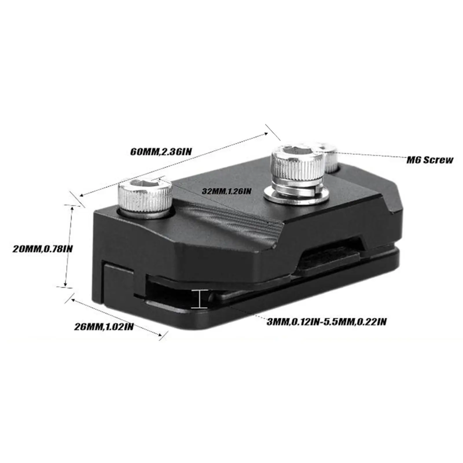 Slootlichtbeugels Reparatieonderdelen met hoge prestaties Vervangt LED-lichtbalk Aluminium montagebeugel Montagebeugel voor kaplicht