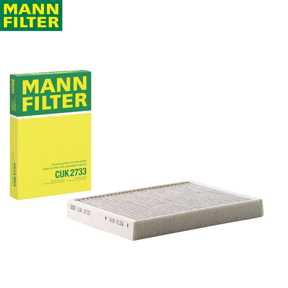 

MANN FILTER CUK2733 Activated Carbon Cabin Filter For JAGUAR LAND ROVER VOLVO S60L XC60 Original Low Wind Resistance LR 000899