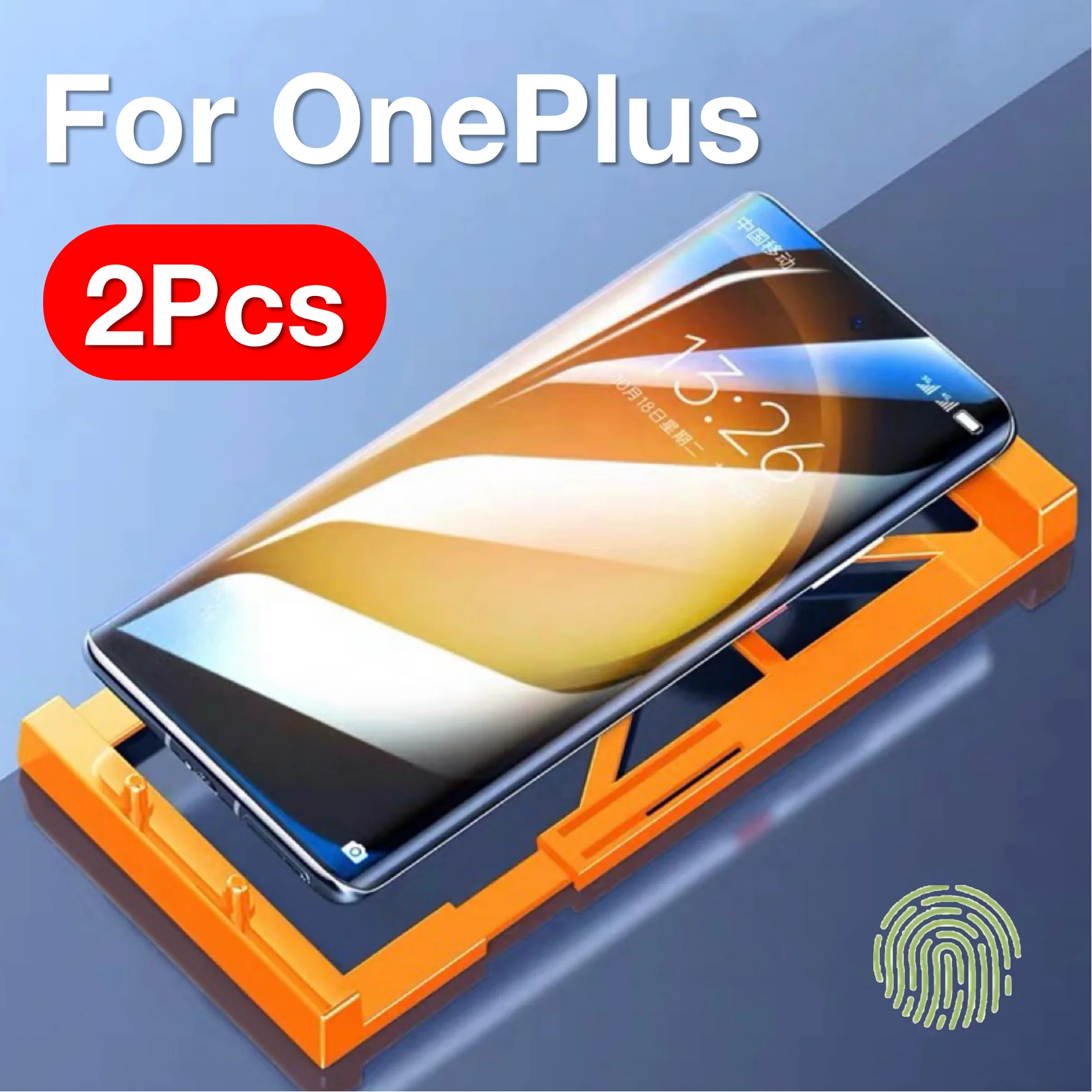 

2Pcs For Oneplus 13 12 11 10 9 8 Pro ACE 2 3 Screen Protector Gadgets Accessories Protections Protective With Kit Not Glass