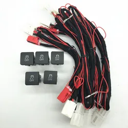 5 Sets Car ESP OFF ASR TCS TRC Switch Traction Control Anti-slip Button With Cable wiring Harness For vw Golf MK6 Jetta 6 MK6