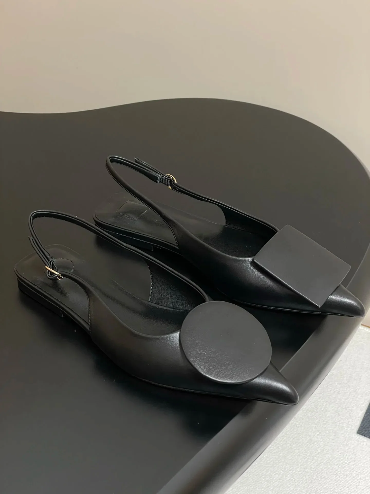 Scarpe da donna Slingback Flats Ballerine Slingbacks Piastre Sandali