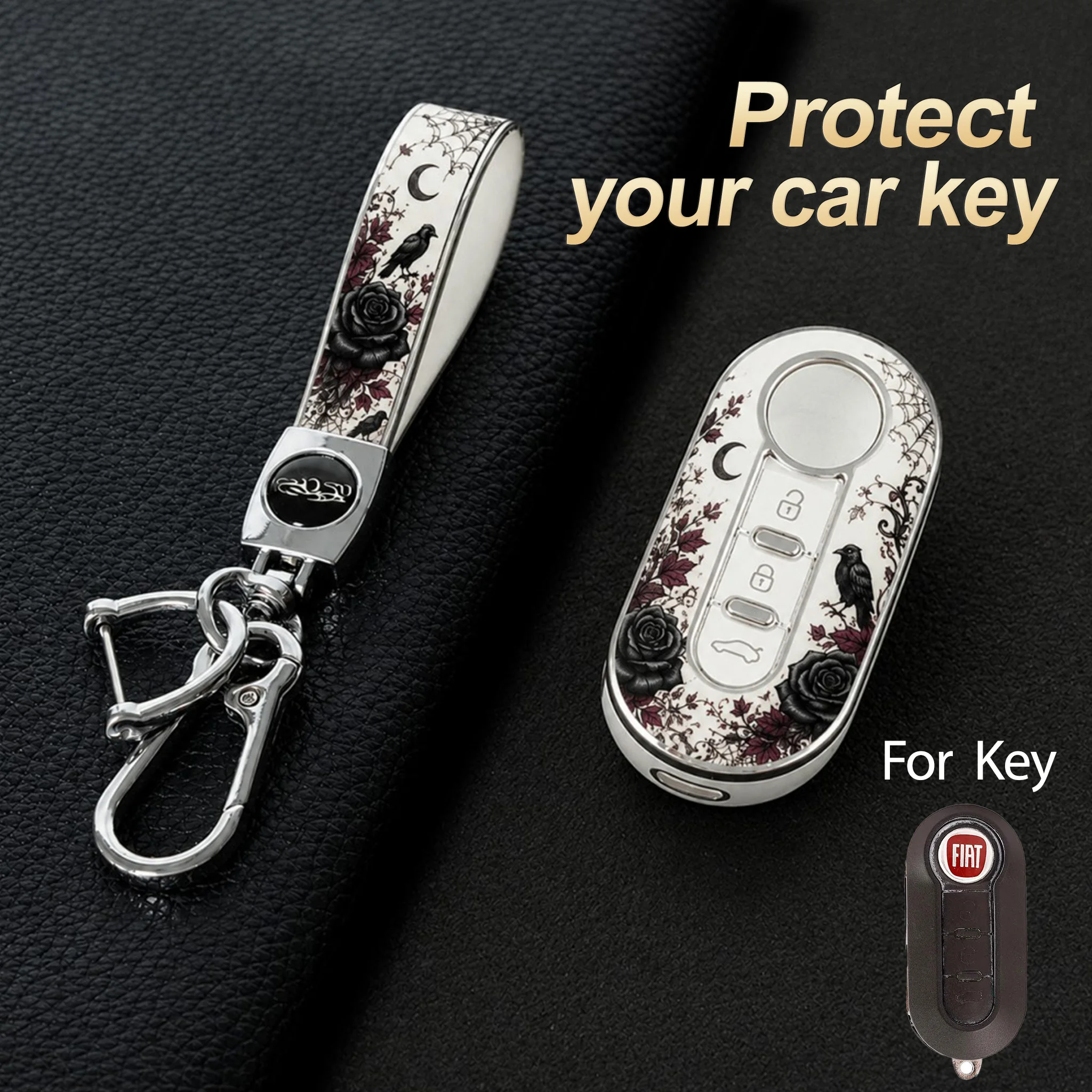 

Fiat 500 500L Ducato Panda Punto Grande Punto Bravo Doblo Stilo Evo Lancia Boyue Musa Y Delta Citroen Car Smart Key Case Cover