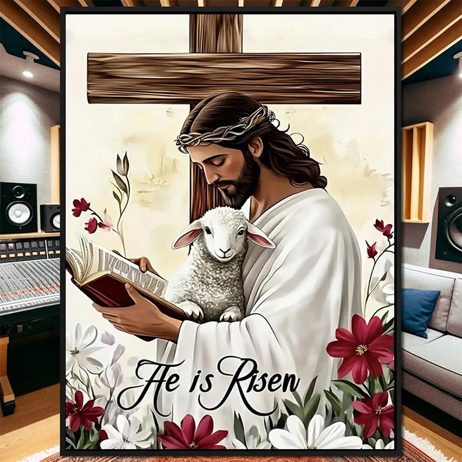 Diamond Painting Kit New Religion The Cross of Christ and Jesus 5d Diamond Embroidery Mosaic Gift Home Decor Picture
