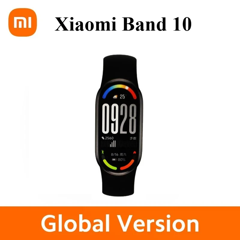 Global version Xiaomi Mi Band 10 1.72