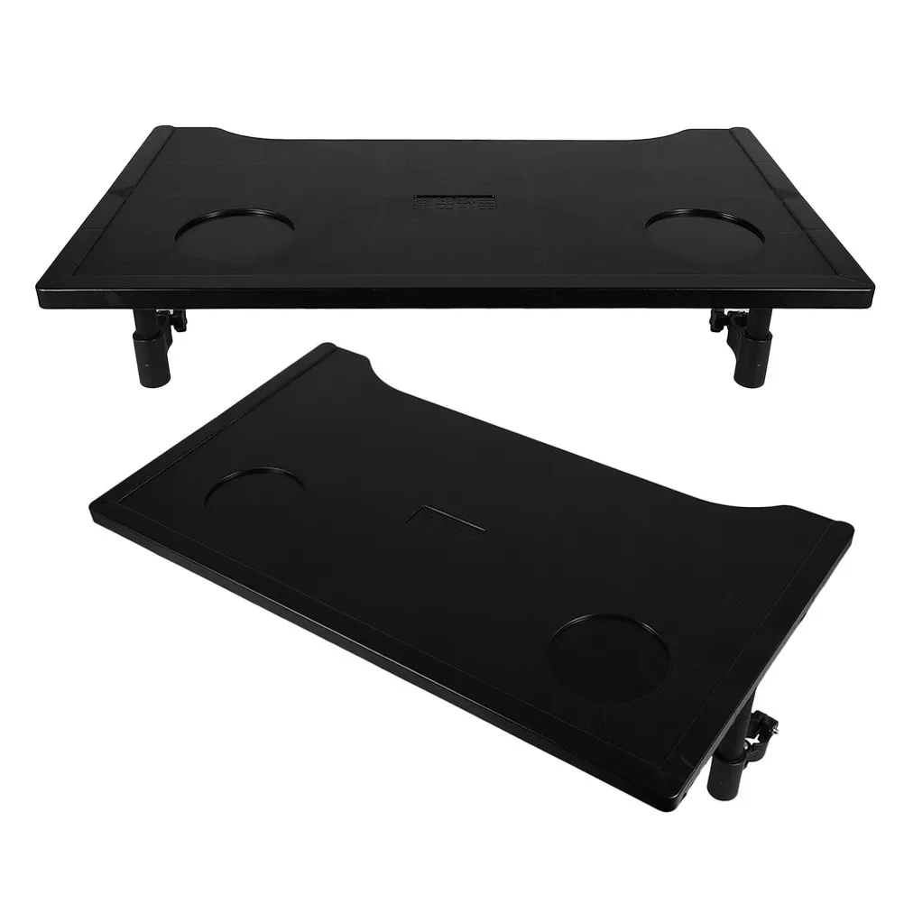 2pcs-wheelchair-tray-table-foldable-adjustable-height-anti-slip-abs-plastic-lap-desk-for-seniors-dining-bed-use-mobility-scooter