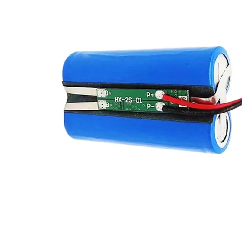 7.4V 3500mah 18650 Li-ion Battery 2S1P Backup Batteries Pack W/ BMS for Electric Toys Water Bullet Gun RC Car Truck Boat Toys