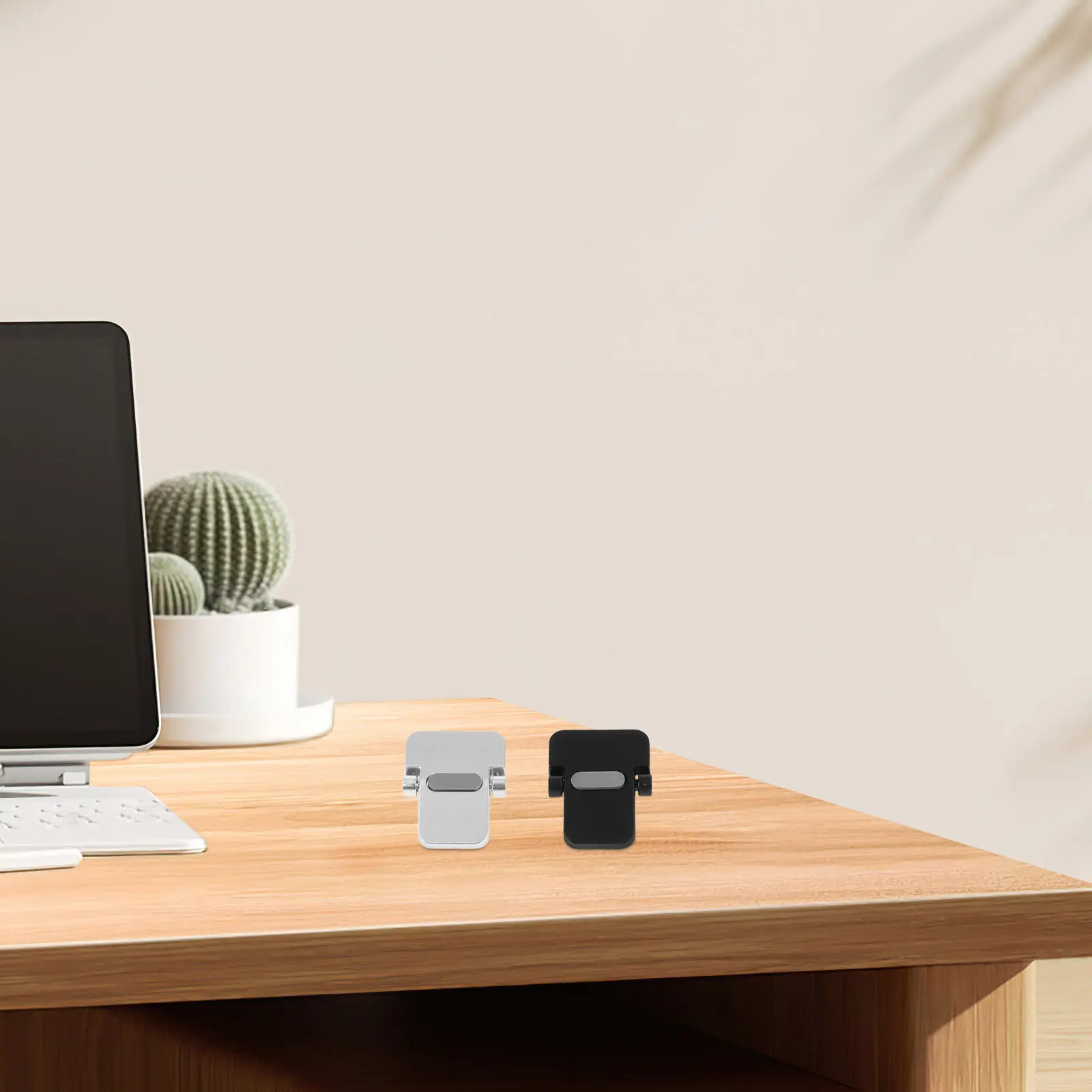 2Pairs Desktop Laptop Stand Invisible Mini Riser Promotes Healthy Posture Compact Design for Home Office Cafe Portable Laptop