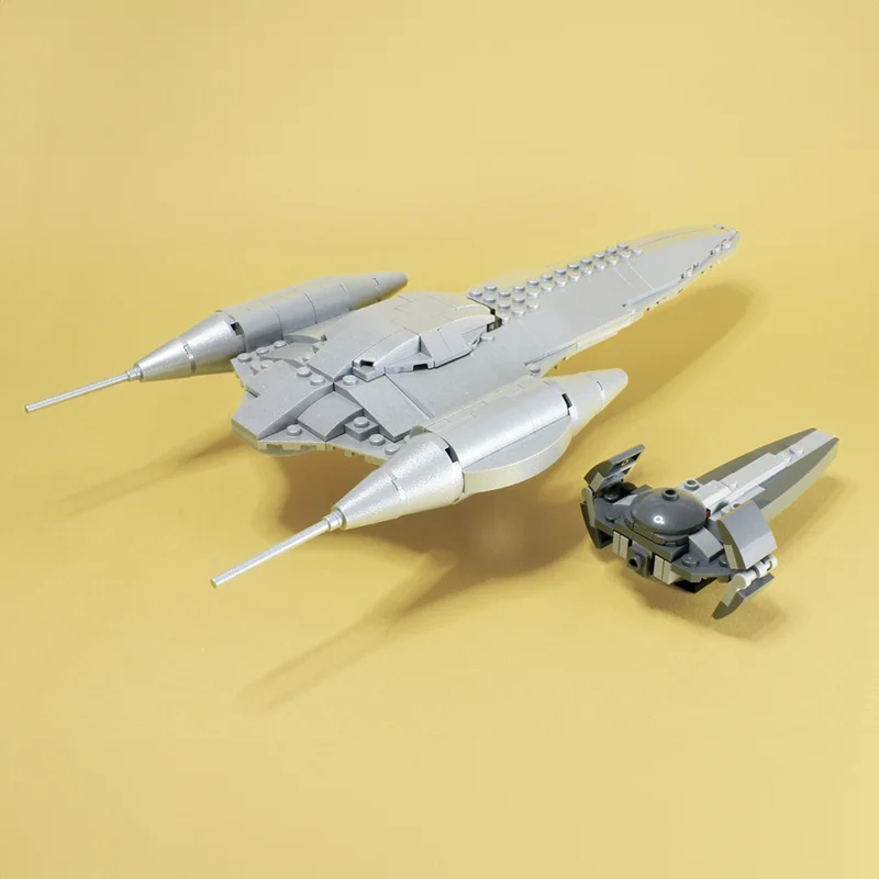 394 قطعة MOC مايكرو النوبي الملكي المركبة الفضائية سيث نموذج بناء هدية الكريسماس كتل العمارة تجميع اللعب فكرة عيد ميلاد الاطفال #5