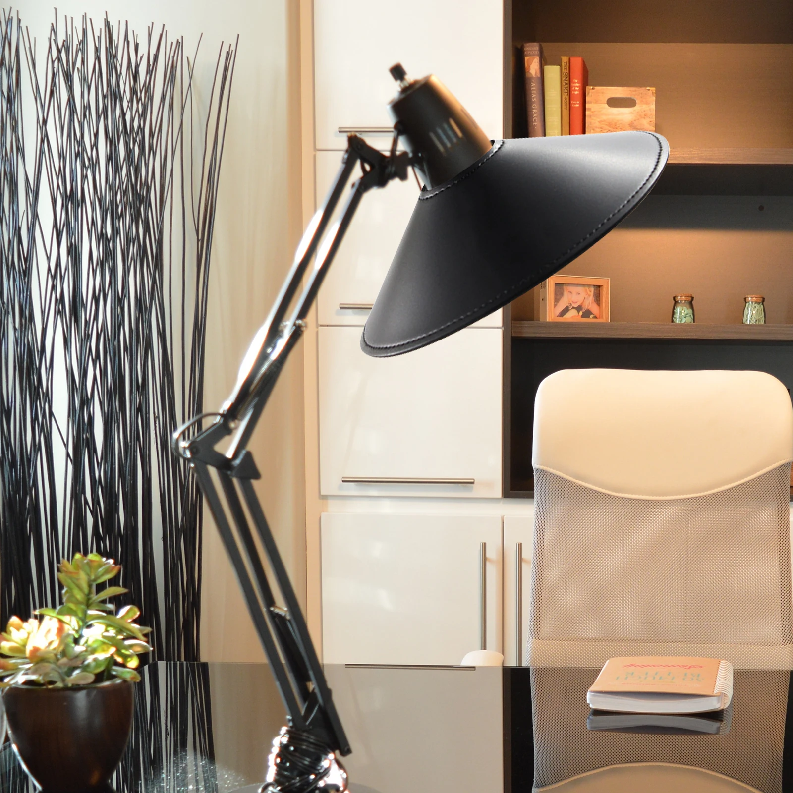 

PU Lampshade Ch Lamp Shade Desk Lamp Dustproof Bar Lampshade Decorative Decor Lighting Home Bedroom