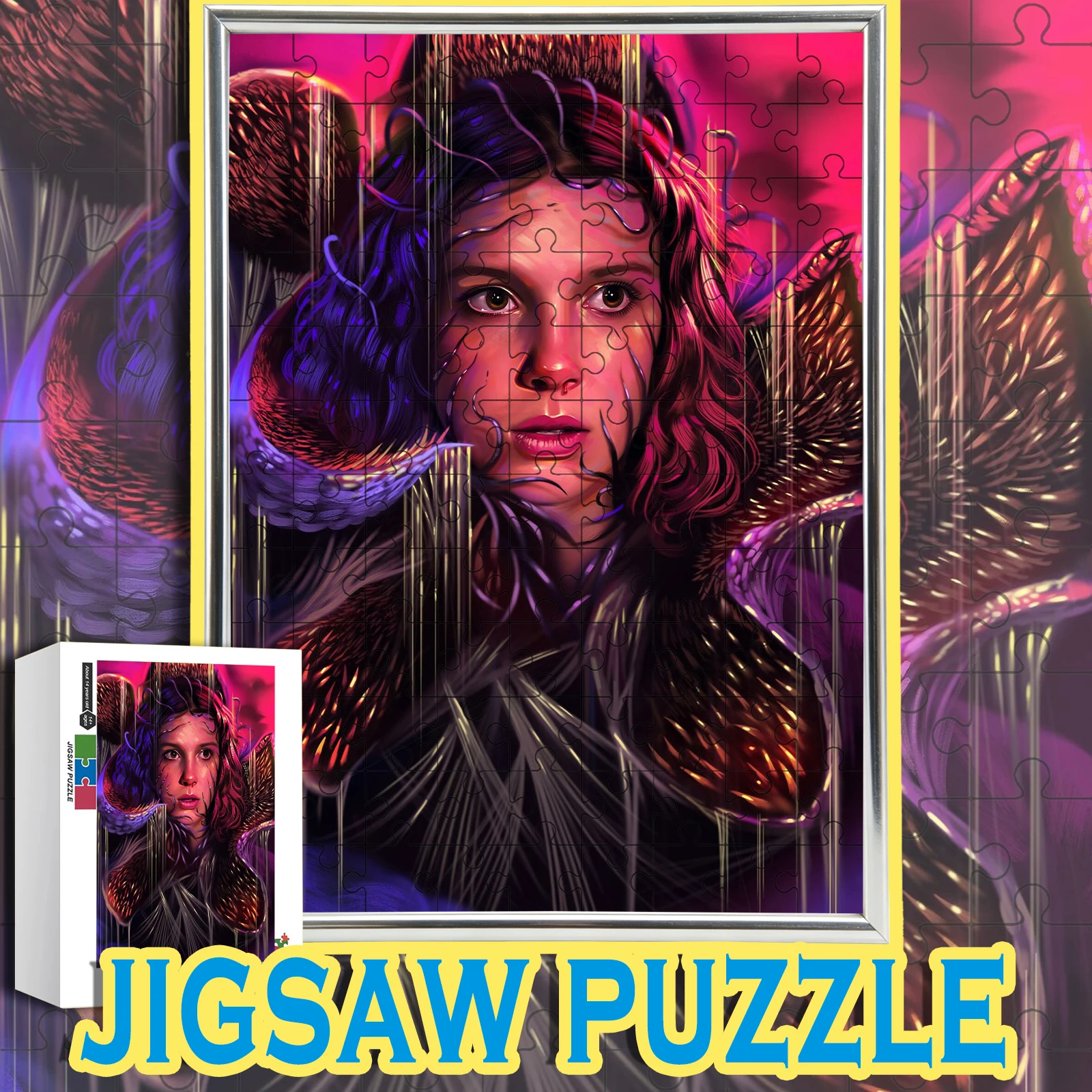 

Деревянный пазл «Одинокая девочка» из сериала «Очень странные дела», 108/200/300/500/1000 деталей, сувенир по мотивам фильма