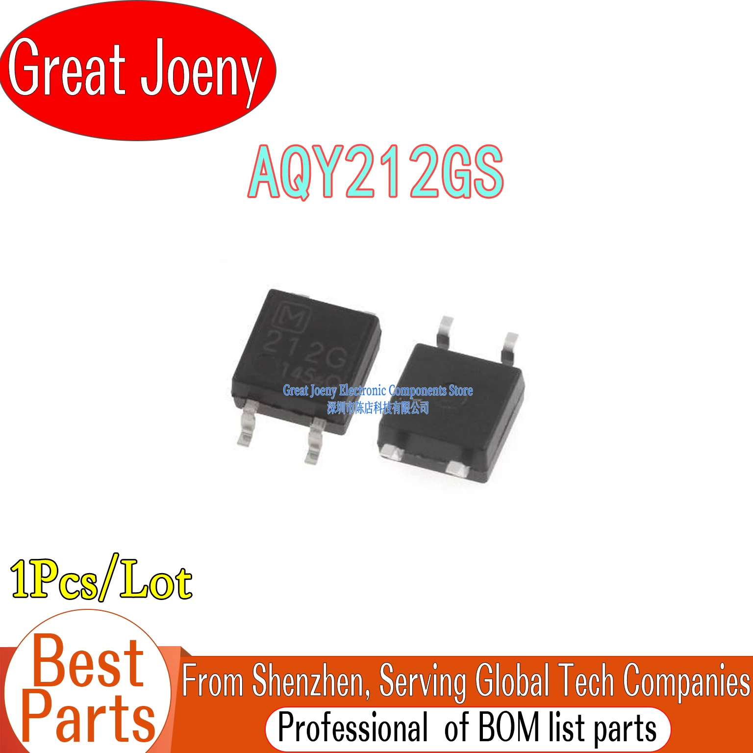 

100% New Original 212G AQY212 AQY212GS IC Chipset SOP-4