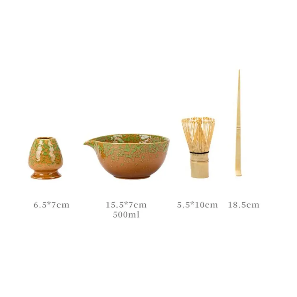 Nuova ciotola per matcha in ceramica a mano, arte del tè, tazza per birra matcha di grande capacità, supporto per spazzole da tè modificato nel forno