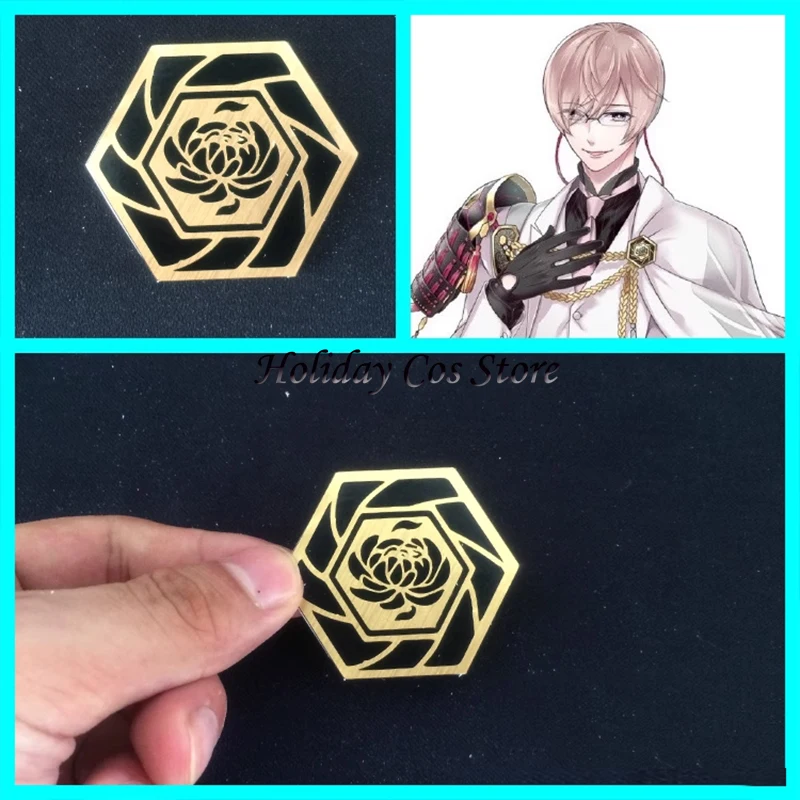 

Аниме Touken Ranbu Online Sadamune, реквизит для косплея, значок, набор булавок на Хэллоуин, Рождество, карнавал, вечерние аксессуары для ролевых игр для взрослых