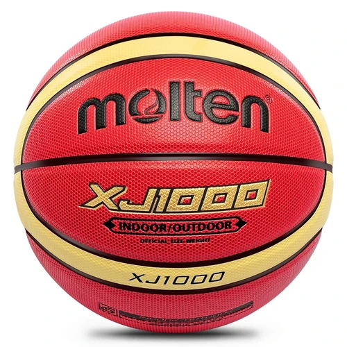 Imagen 2 del producto Baloncesto fundido XJ1000 Talla 5, 6, 7 Entrenamiento interior/exterior Baloncesto de cuero PU resistente al desgaste