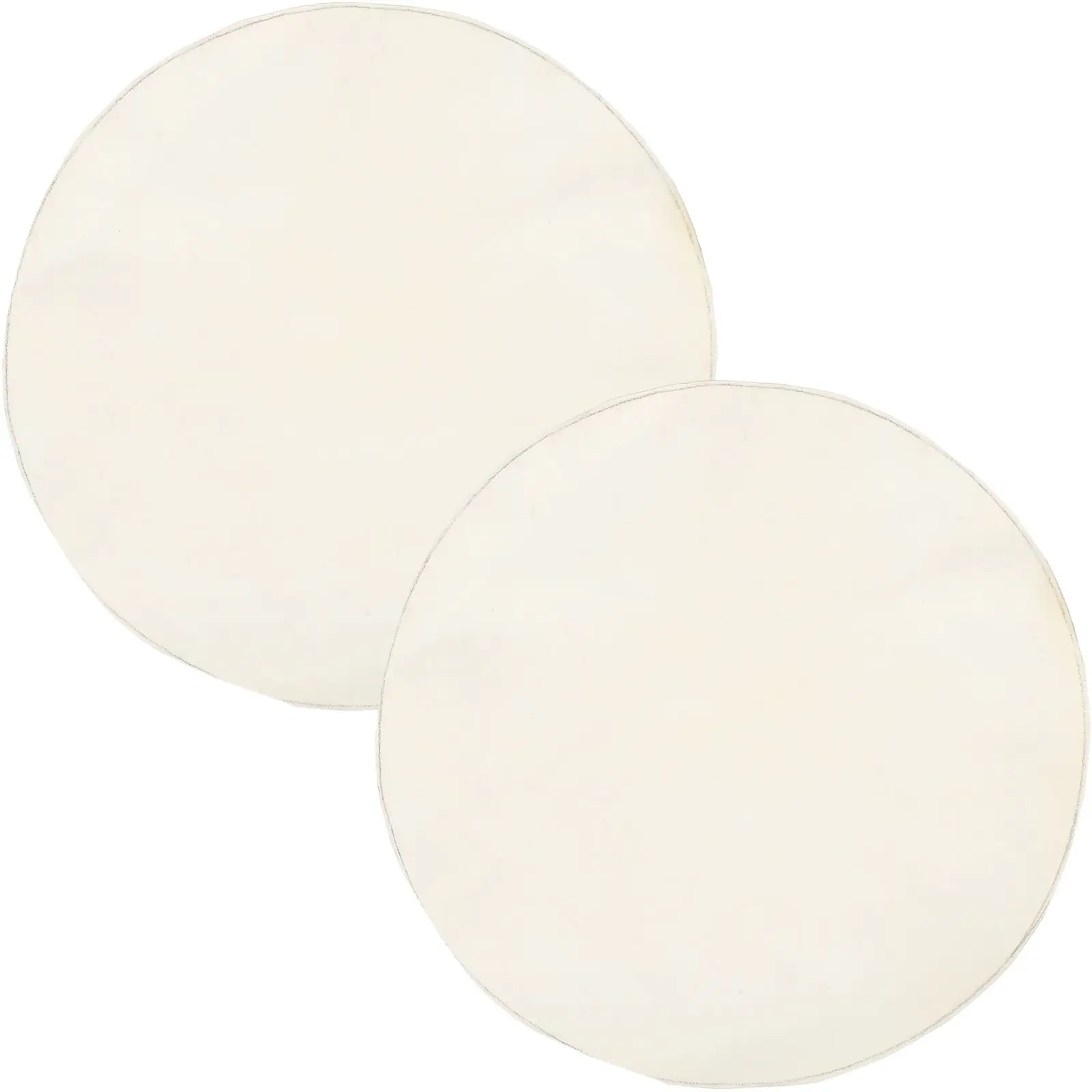 

2 Pcs Goat Skin Drum African Covers Congo Parts Conga Tambourine Djembe Repair Tools Heads
