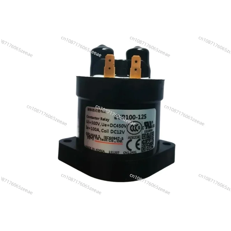 

Контакторное реле YM EVR100-12S EVR50-12S EVR150-12S/W Ui=500 В Ue=DC450V Ie=100A Катушка DC12V