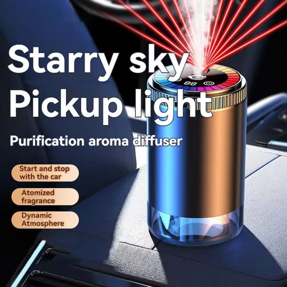 Car Air Freshener Rechargeable Aroma Diffuser Summit Levels Light Adjustable Intelligent Starry Diffuser 5 Of Pic L9n2